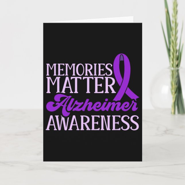 Memories Problem Heimerheimer Awareness End Heimer Card (Front)