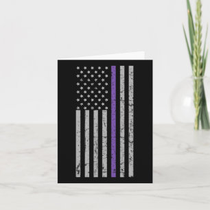 Memories Problem Heimerheimer Usa Flag Purple Stri Card