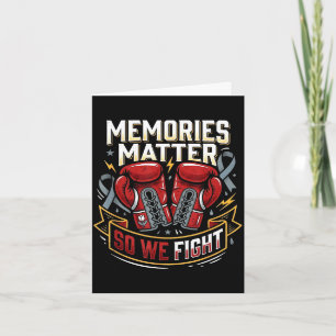 Memories so we fight boxing parkinson's awareness card