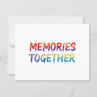 Memories Together Postcard