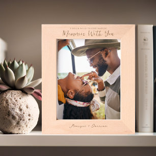 Memories With You   Personalized Couples Etched Frames