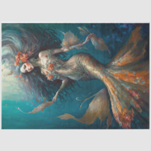 Memorizing Mermaid Tissue Paper