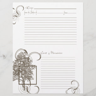 Memory and Recipe Page