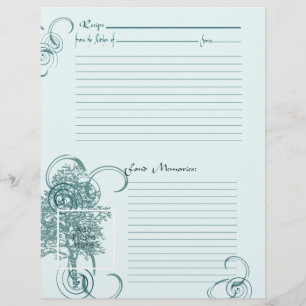 Memory and Recipe Page