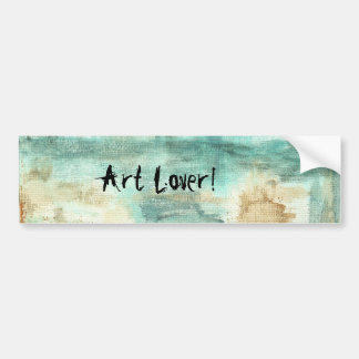 Memory Art Lover Abstract Landscape Trees Bumper Sticker