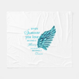 Memory becomes Treasure Fleece Blanket