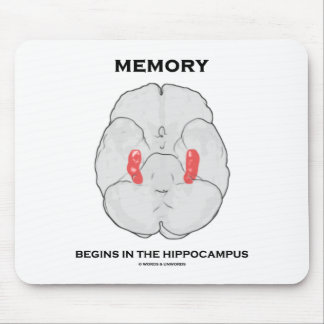 Memory Begins In The Hippocampus (Psychology) Mouse Pad