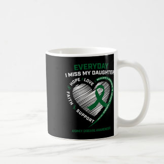 Memory Gift Miss My Daughter Kidney Disease Awaren Coffee Mug