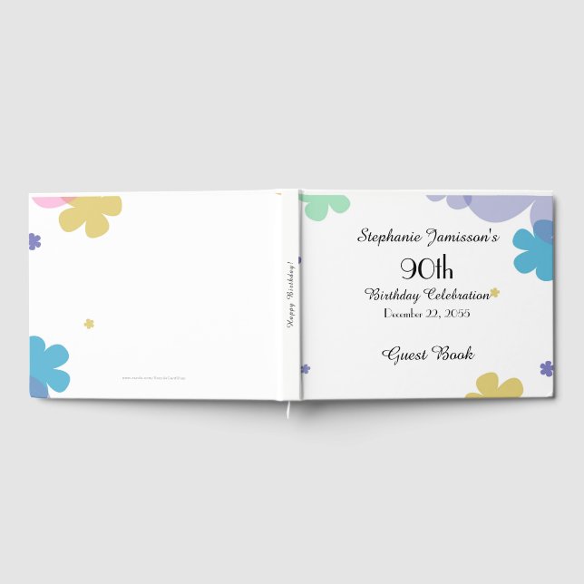 Memory/Guest Book 90th Birthday Party Celebration (Full)