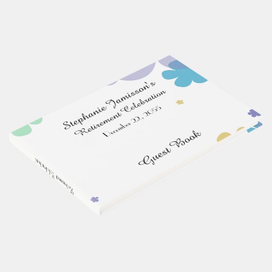 Memory/Guest Book Retirement Party Celebration