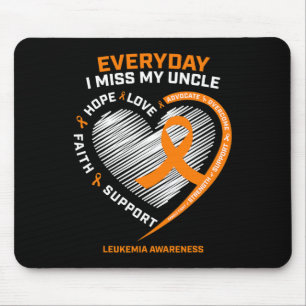 Memory In Remembrance Of My Uncle Leukaemia Awaren Mouse Pad