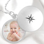 Memory Keeper Personalized Photo Locket Necklace<br><div class="desc">Mother,  grandmother,  aunt or other family member or friend will appreciate this special locket with a photo of someone special inside. Insert your photo into the template to replace the sample photo shown here for a truly special gift.</div>