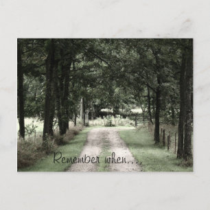 Memory lane postcard