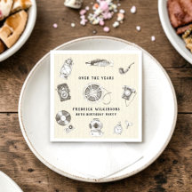 memory lane vintage 80th birthday