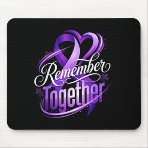 Memory loss alzheimer awareness month remember mouse pad