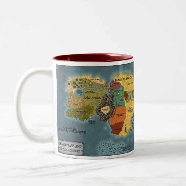 Memory Map Land Mug (Left)