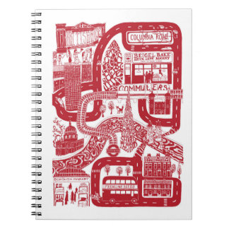 MEMORY MAPS // EAST LONDON, RED NOTEBOOK