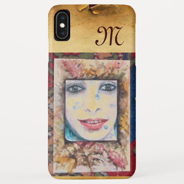 MEMORY OF AUTUMN WITH LEAVES AND DROPS OF WATER Case-Mate iPhone CASE (Back)