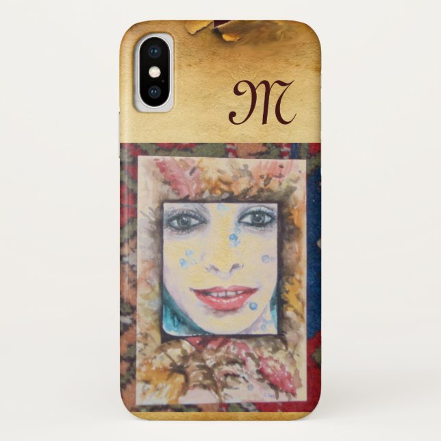 MEMORY OF AUTUMN WITH LEAVES AND DROPS OF WATER Case-Mate iPhone CASE (Back)