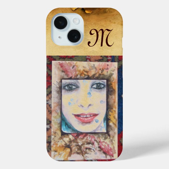 MEMORY OF AUTUMN WITH LEAVES AND DROPS OF WATER Case-Mate iPhone CASE (Back)