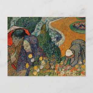 Memory of Garden at Etten, Van Gogh Fine Art Postcard