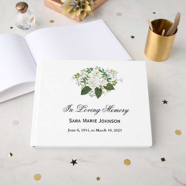 Memory Of     Guest Book (Front Open)