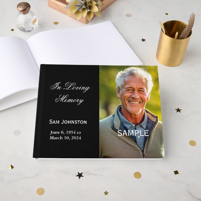 Memory Of     Guest Book (Front Open)