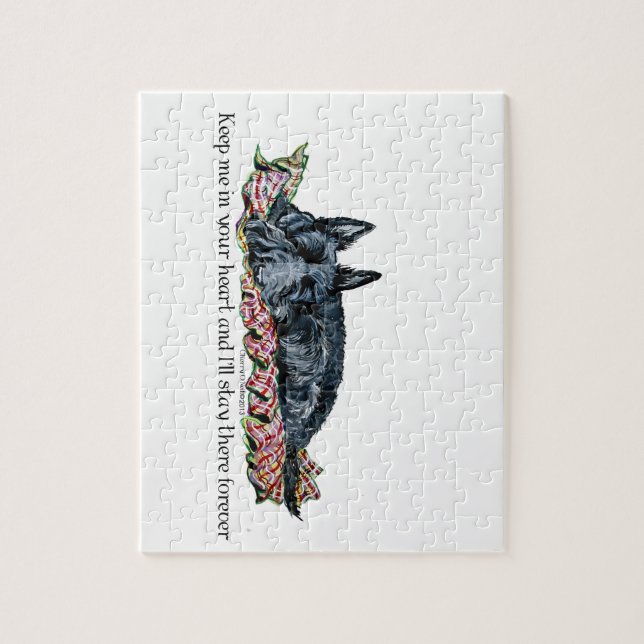 Memory of Scottish Terrier Jigsaw Puzzle (Vertical)