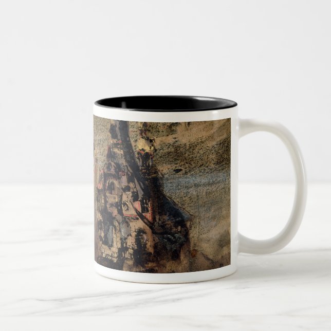 Memory of Spain, 1850 Two-Tone Coffee Mug (Right)