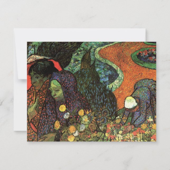 Memory of the Garden at Etten by Vincent van Gogh (Front)