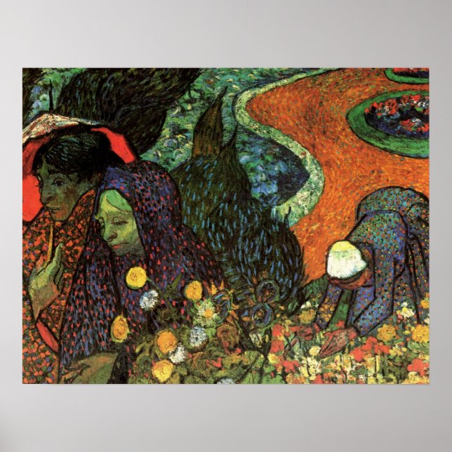 Memory of the Garden at Etten by Vincent van Gogh Poster (Front)