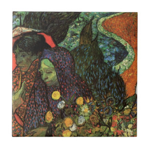 Memory of the Garden at Etten by Vincent van Gogh Tile