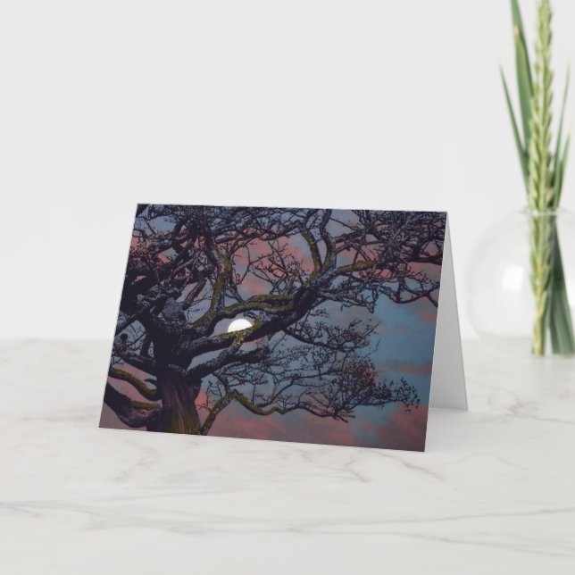 Memory of the Moon Greeting Card (Front)