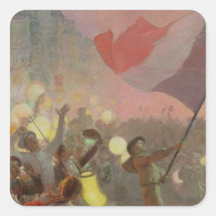 Memory of the National Festival, 1895 Square Sticker