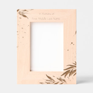  Memory Photo Yellow Roses Garden Flowers Etched Frames