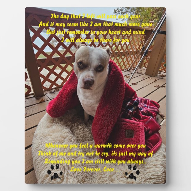 Memory Plaque (Front)