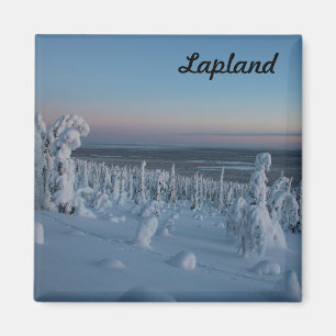 Memory Snow Forest of Lapland Magnet