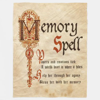 Memory Spell Fleece Blanket
