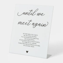 Memory Table- Wedding