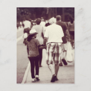 Memory With Grandpa Postcard