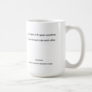 MemoryUs – Tasse de café lyrique « Still Us »