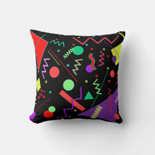 Memphis #58 throw pillow