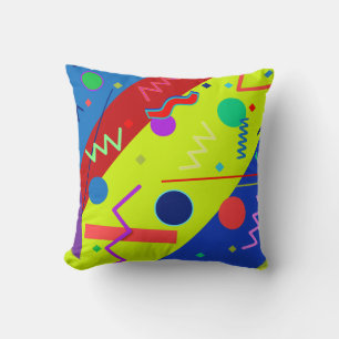 Memphis #63 throw pillow