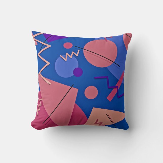 Memphis #96 throw pillow (Front)