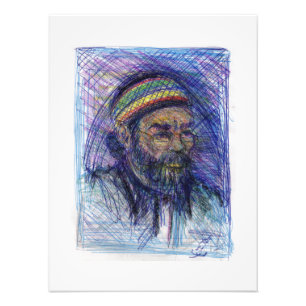Memphis Artist 2 Print White Framing
