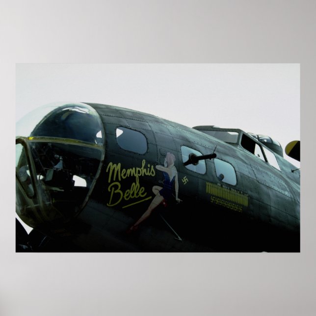 Memphis Belle, nose art Poster (Front)