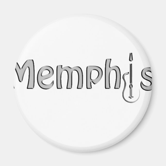memphis blues magnet (Front)