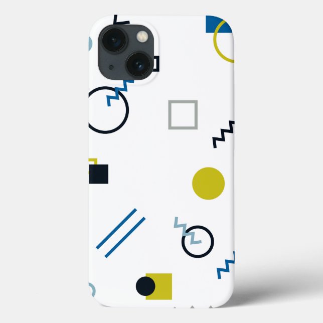 Memphis, cool, trendy, modern geometric art Case-Mate iPhone case (Back)