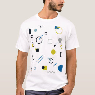 Memphis, cool, trendy, modern geometric art T-Shirt
