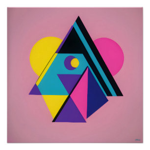 Memphis Design Dwelling Poster